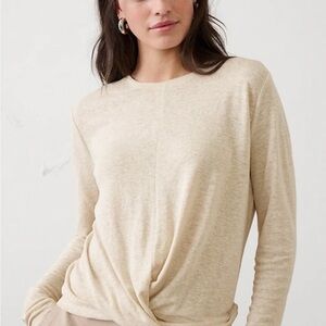 Banana Republic Twisted Long Sleeve Top NWT